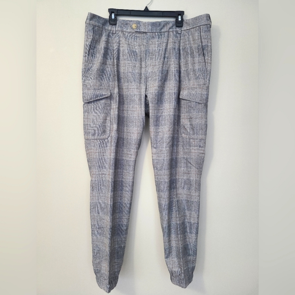 (NWT and NWOT) WINDSOR Lightweight Wool Blend Plaid Pants - Fits waist 39 - 40”